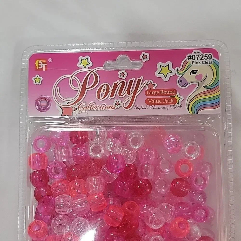 🖤5/$20🖤 NEW.. 2 pack pinks large pony beads..